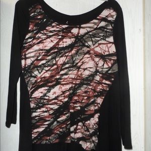 3/$10 Lane Bryant Pink Camo Top